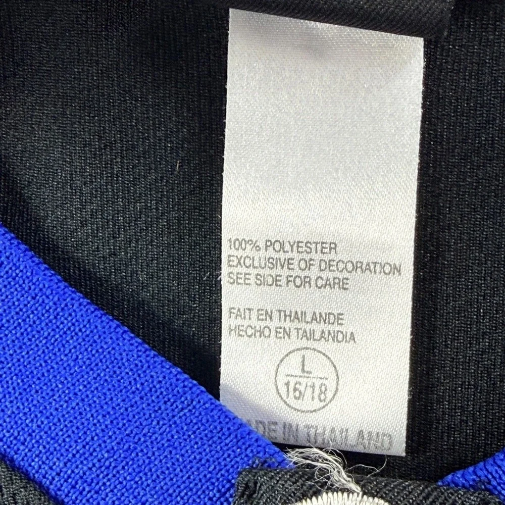 Nike Duke Blue Devils Basketball Jersey Kids Large 16/18 Black Blue Elite #4